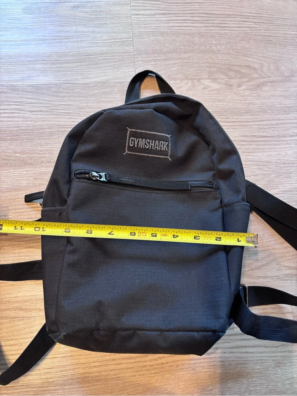 Gymshark Black Rip Stop Mini Everyday Backpack One Size Gym Travel Unisex